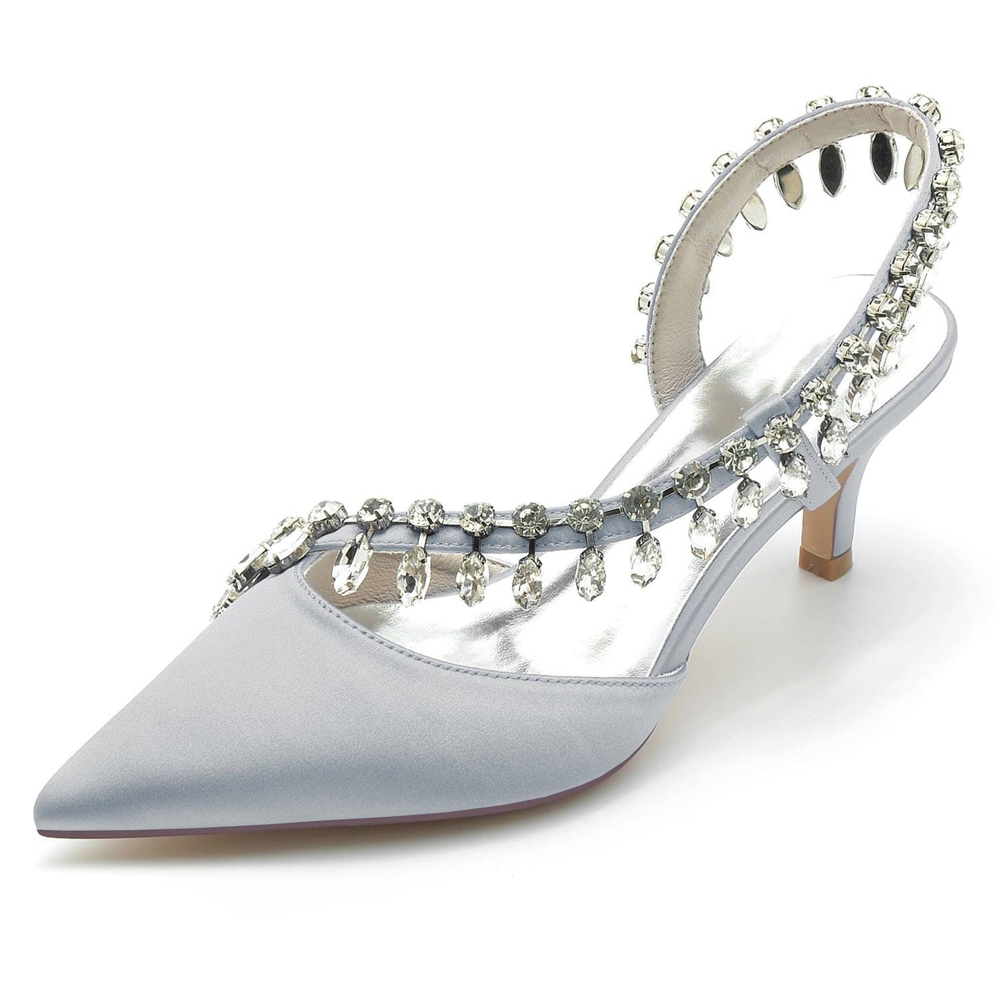 Stiletto Heel 6cm Silk-Like Shoes CK0359 - COCOMELODY