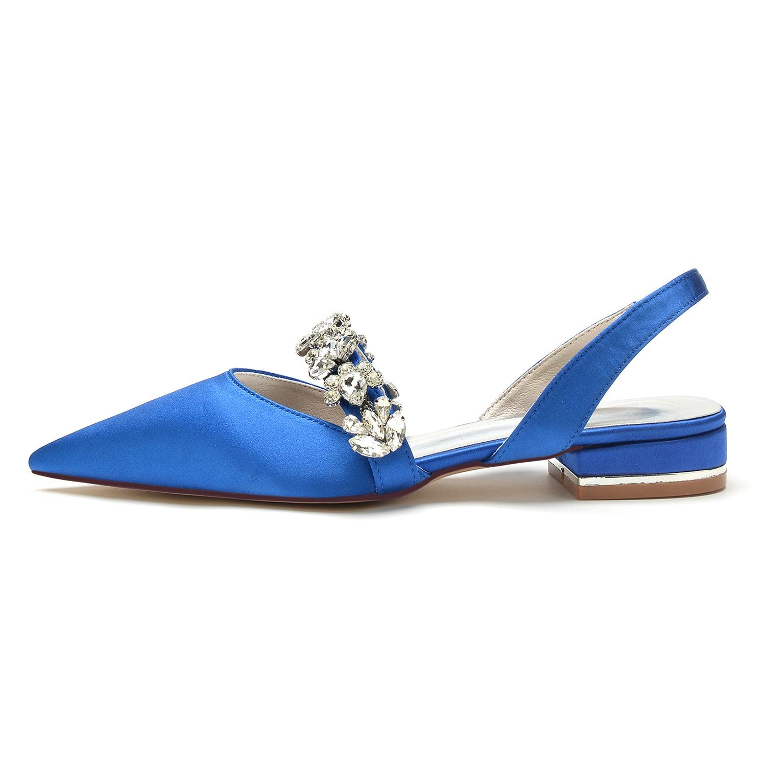 Flat Heel 2.5cm Silk-Like Shoes CK0362 - COCOMELODY