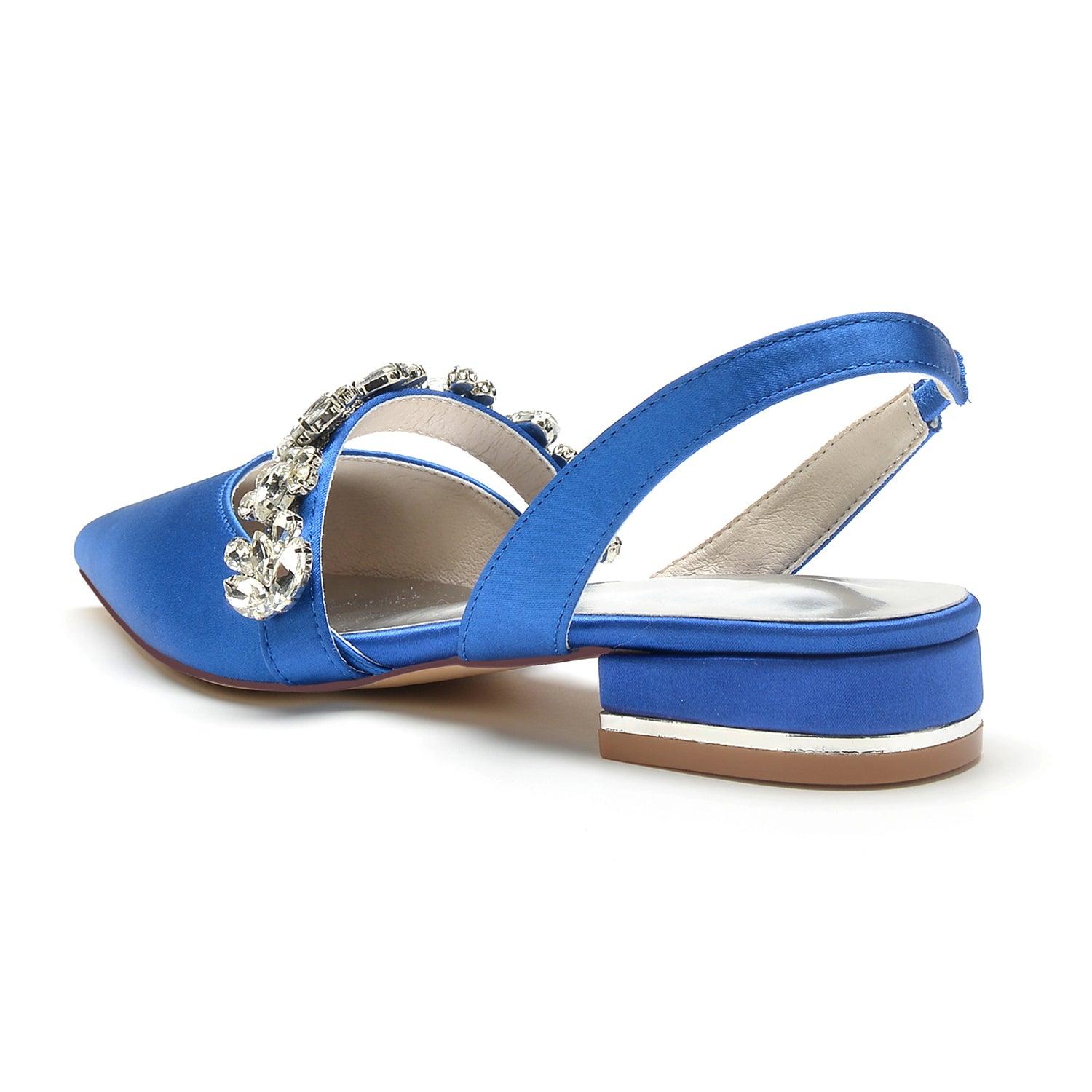 Flat Heel 2.5cm Silk-Like Shoes CK0362 - COCOMELODY