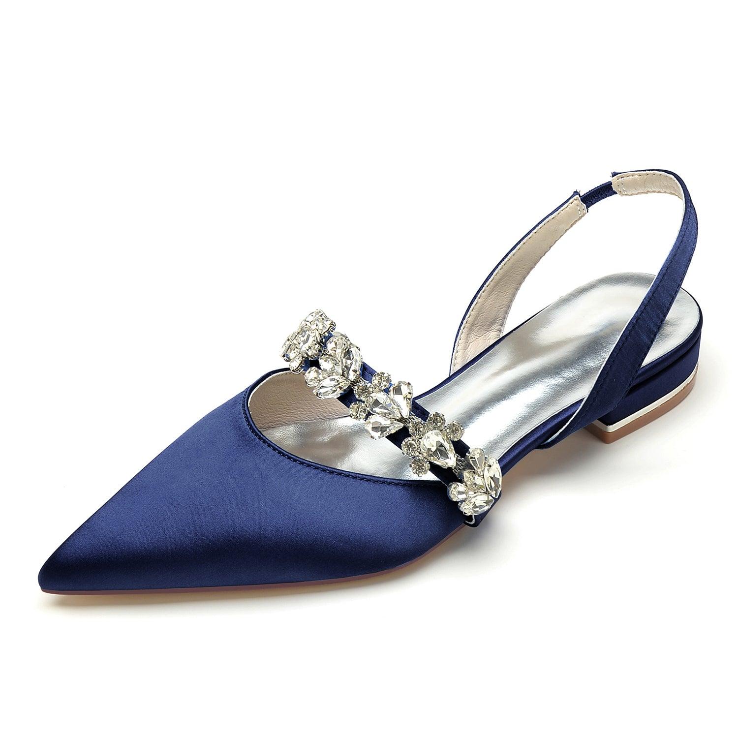 Flat Heel 2.5cm Silk-Like Shoes CK0362 - COCOMELODY