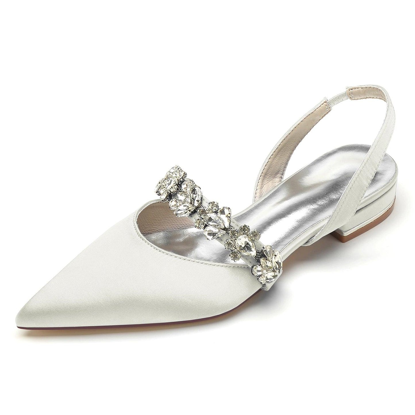 Flat Heel 2.5cm Silk-Like Shoes CK0362 - COCOMELODY