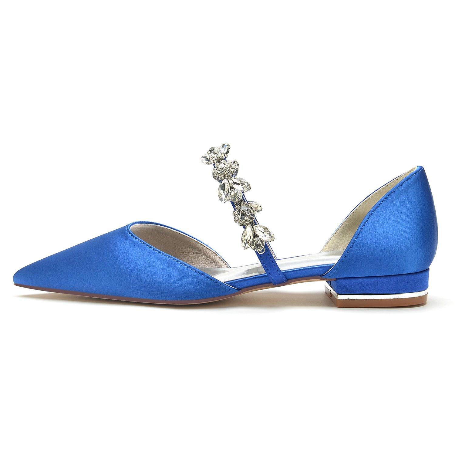 Flat Heel 2.5cm Silk-Like Shoes CK0363 - COCOMELODY