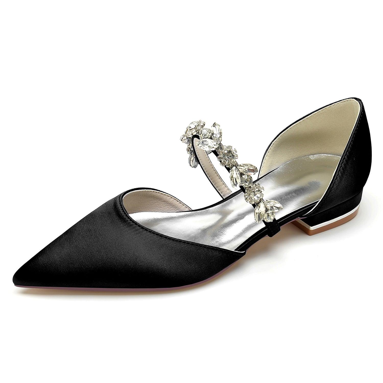 Flat Heel 2.5cm Silk-Like Shoes CK0363 - COCOMELODY