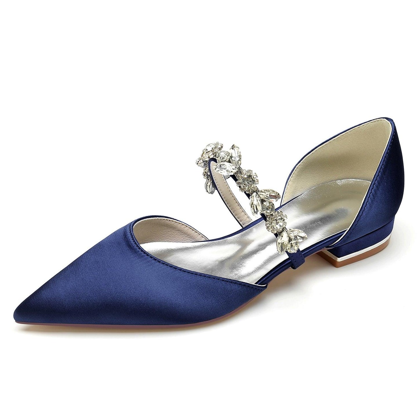 Flat Heel 2.5cm Silk-Like Shoes CK0363 - COCOMELODY