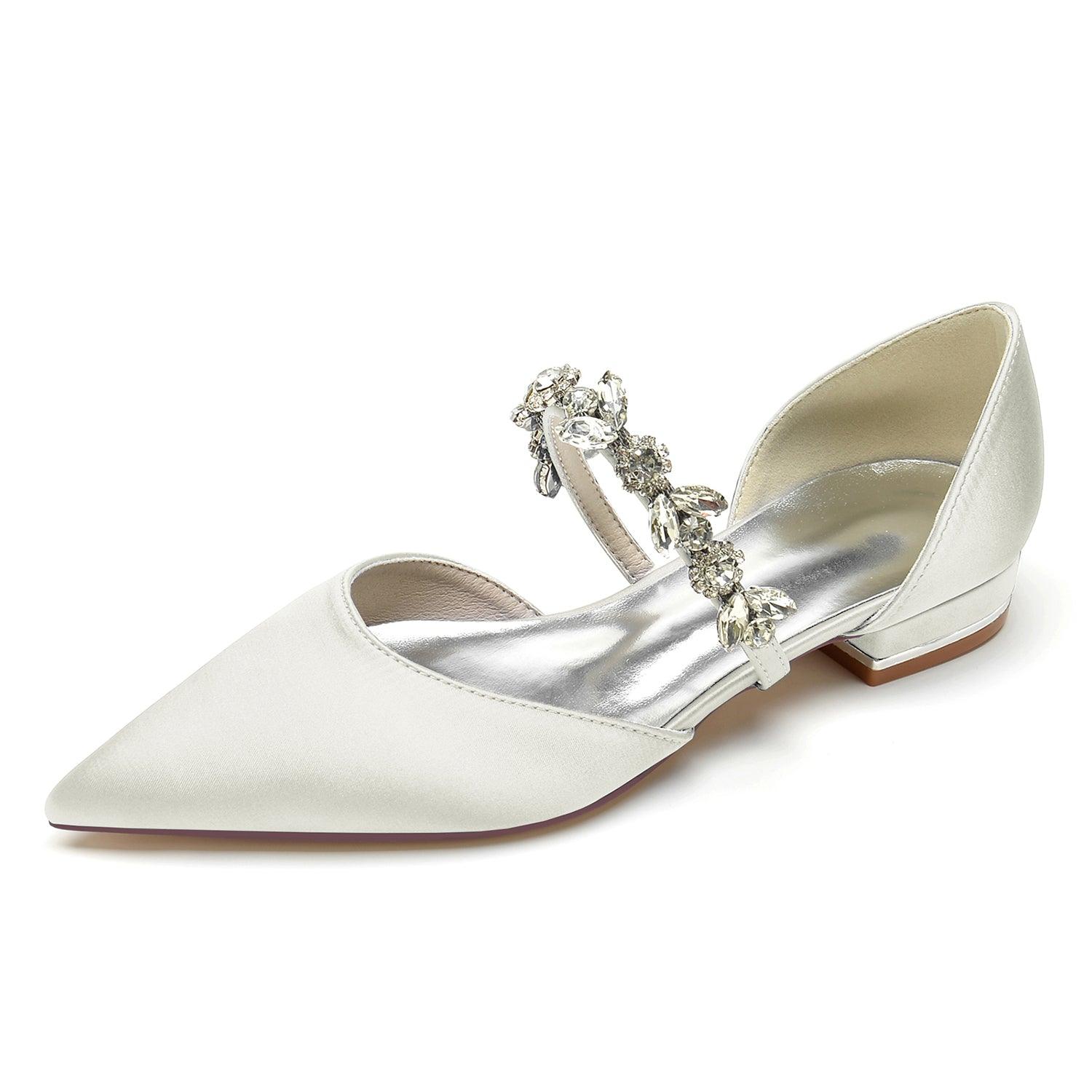 Flat Heel 2.5cm Silk-Like Shoes CK0363 - COCOMELODY