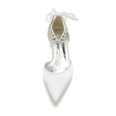 Flat Heel 2.5cm Silk-Like Shoes CK0364 - COCOMELODY