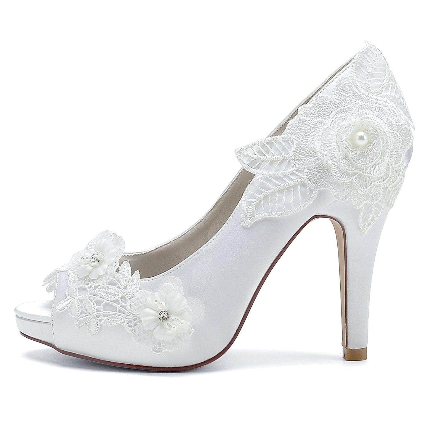 Stiletto Heel 10cm Silk-Like Shoes CK0374 - COCOMELODY