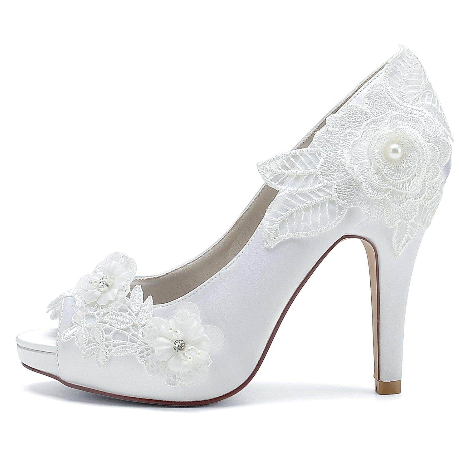 Stiletto Heel 10cm Silk-Like Shoes CK0374 - COCOMELODY