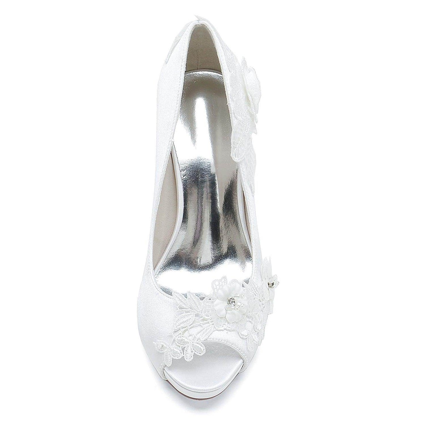 Stiletto Heel 10cm Silk-Like Shoes CK0374 - COCOMELODY