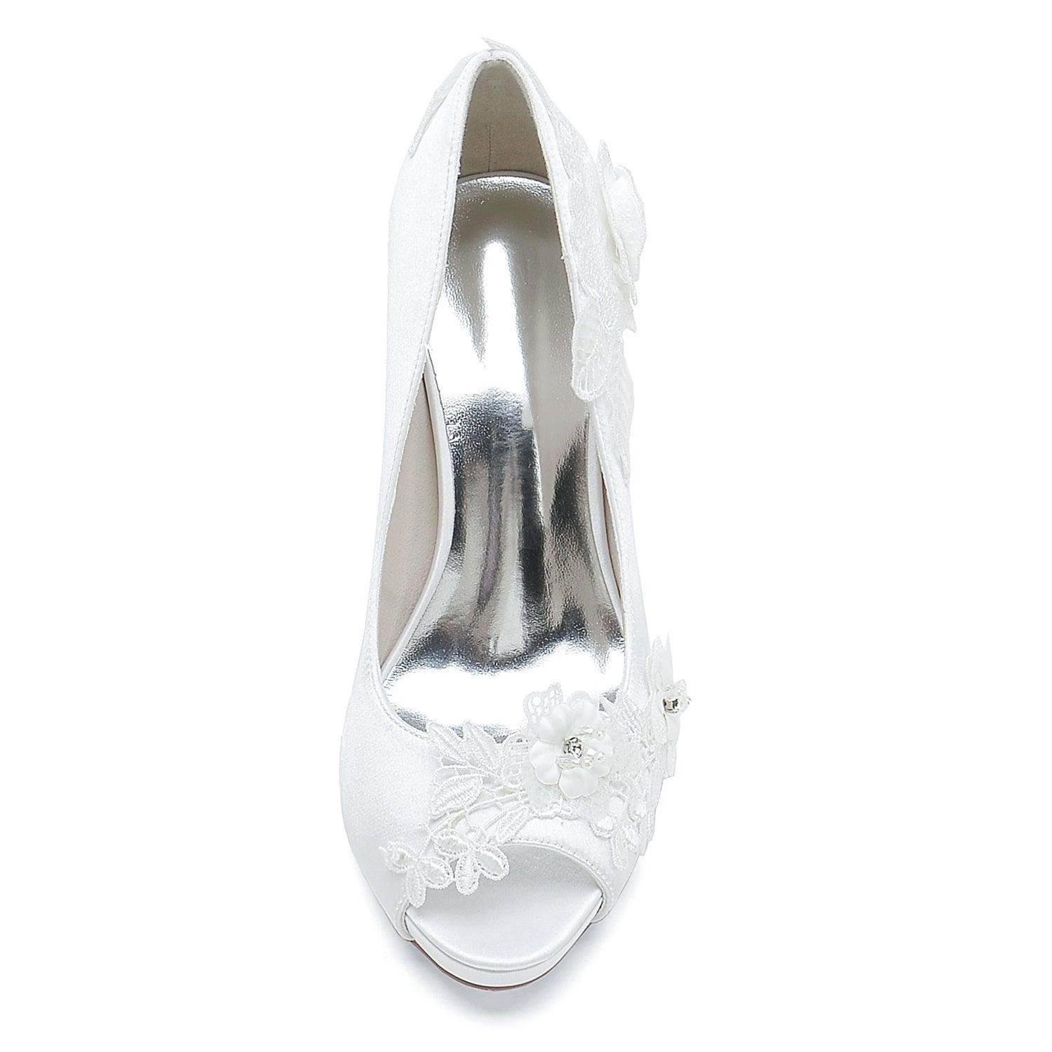 Stiletto Heel 10cm Silk-Like Shoes CK0374 - COCOMELODY