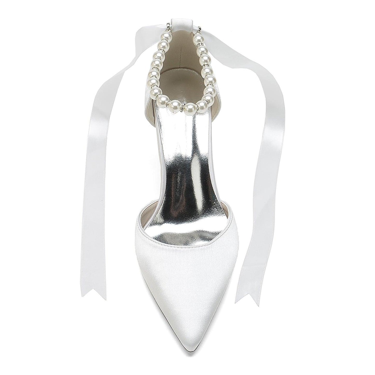 Stiletto Heel 8.5cm Silk-Like Shoes CK0380 - COCOMELODY