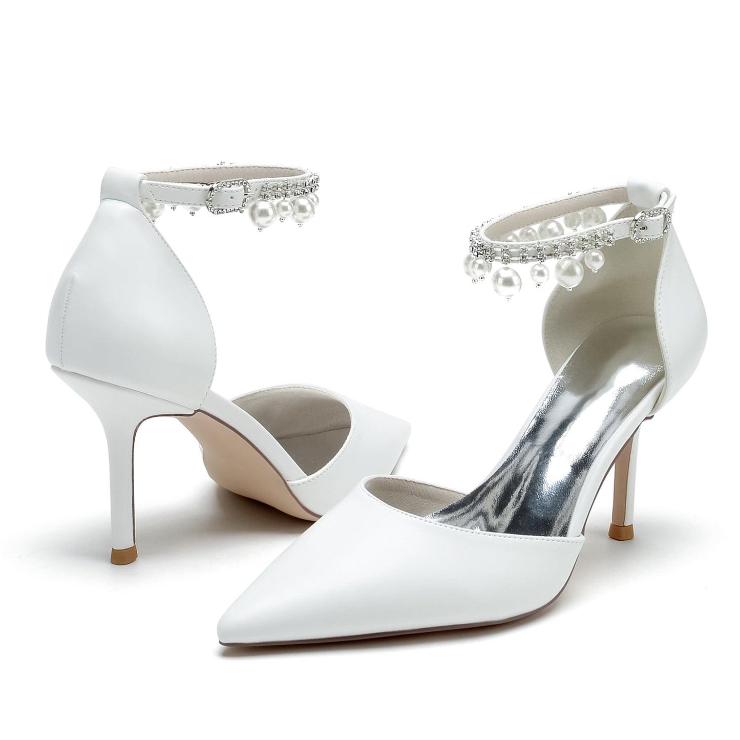 Stiletto Heel 8.5cm PU Shoes CK0410 - COCOMELODY