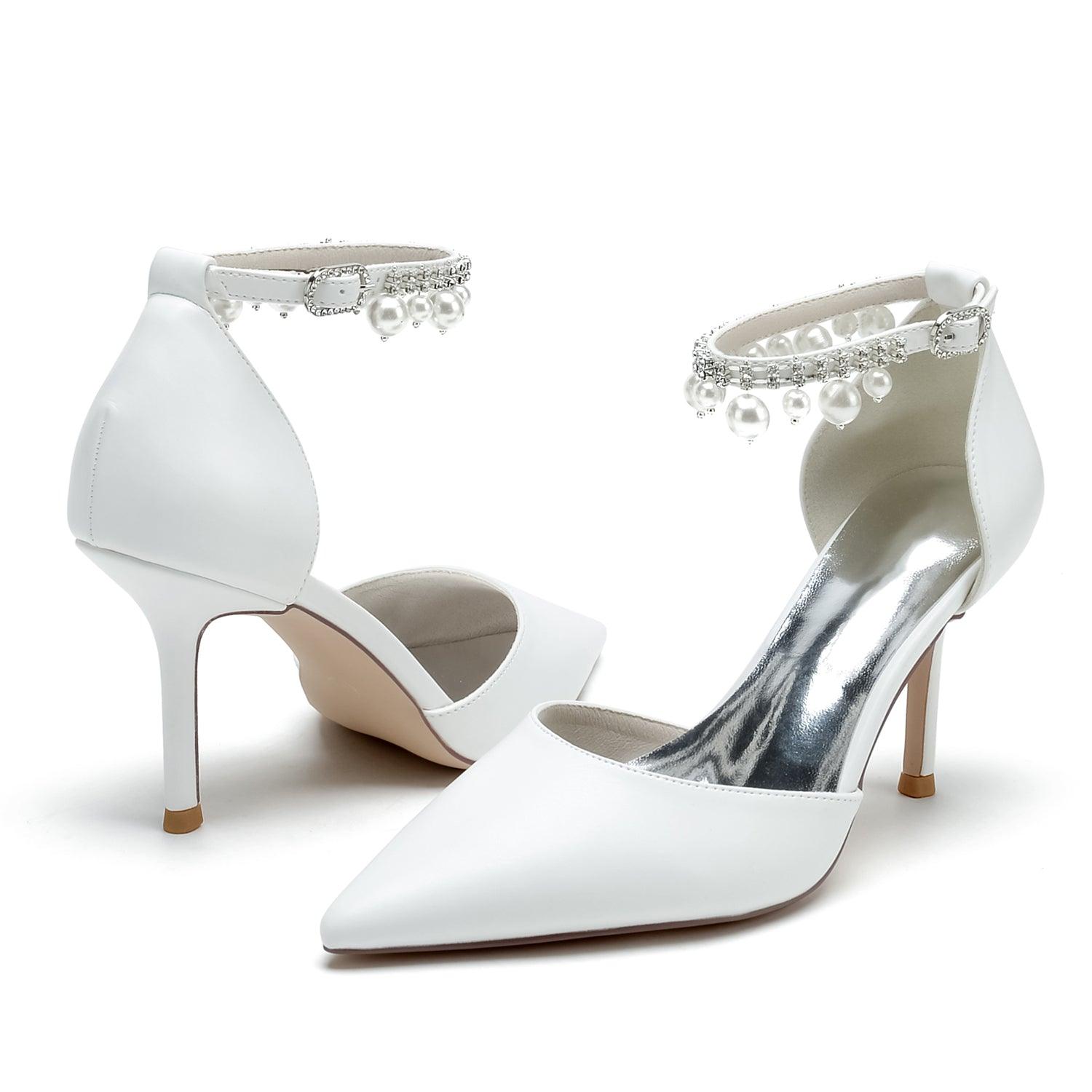 Stiletto Heel 8.5cm PU Shoes CK0410 - COCOMELODY