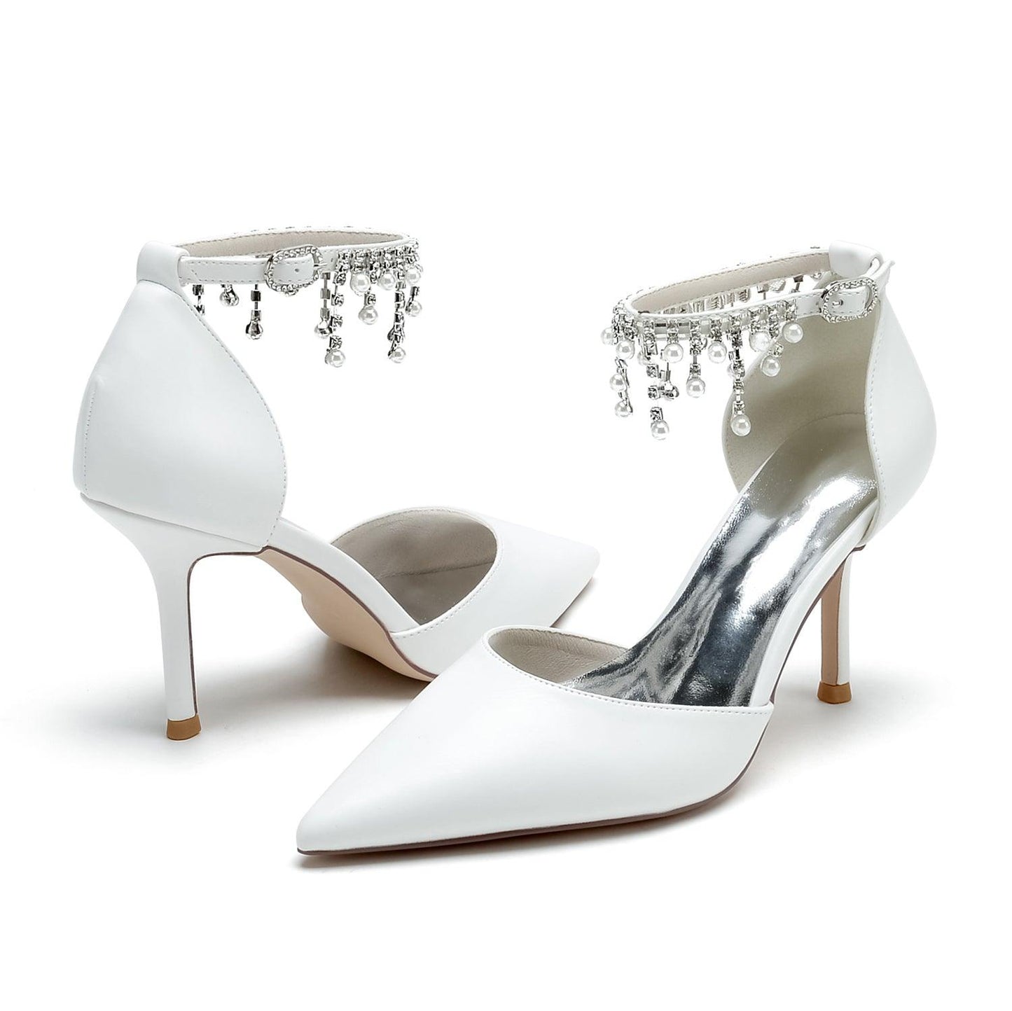 Stiletto Heel 8.5cm PU Shoes CK0411 - COCOMELODY