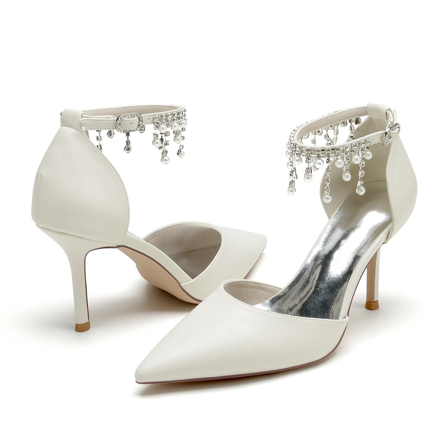 Stiletto Heel 8.5cm PU Shoes CK0411 - COCOMELODY