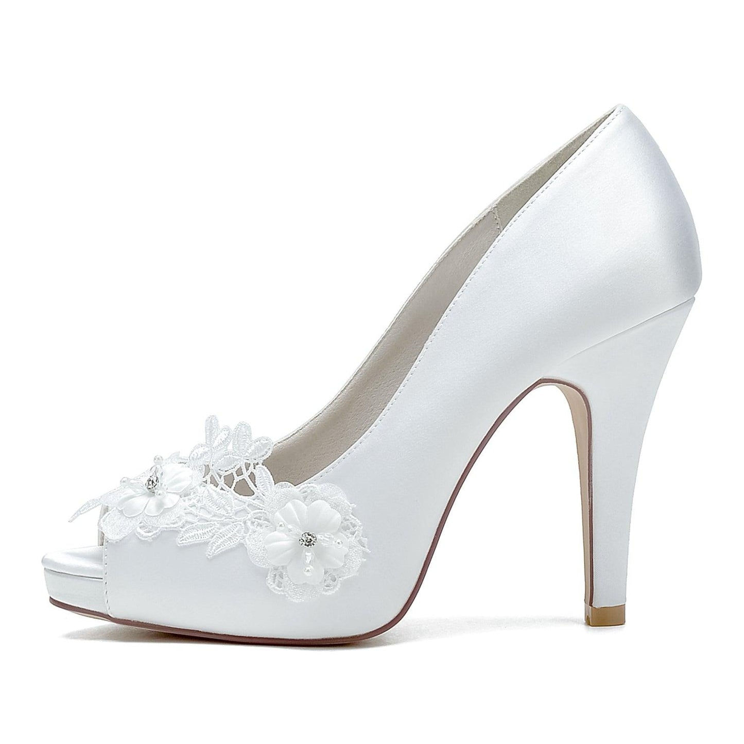 Stiletto Heel 10cm Silk-Like Shoes CK0416 - COCOMELODY