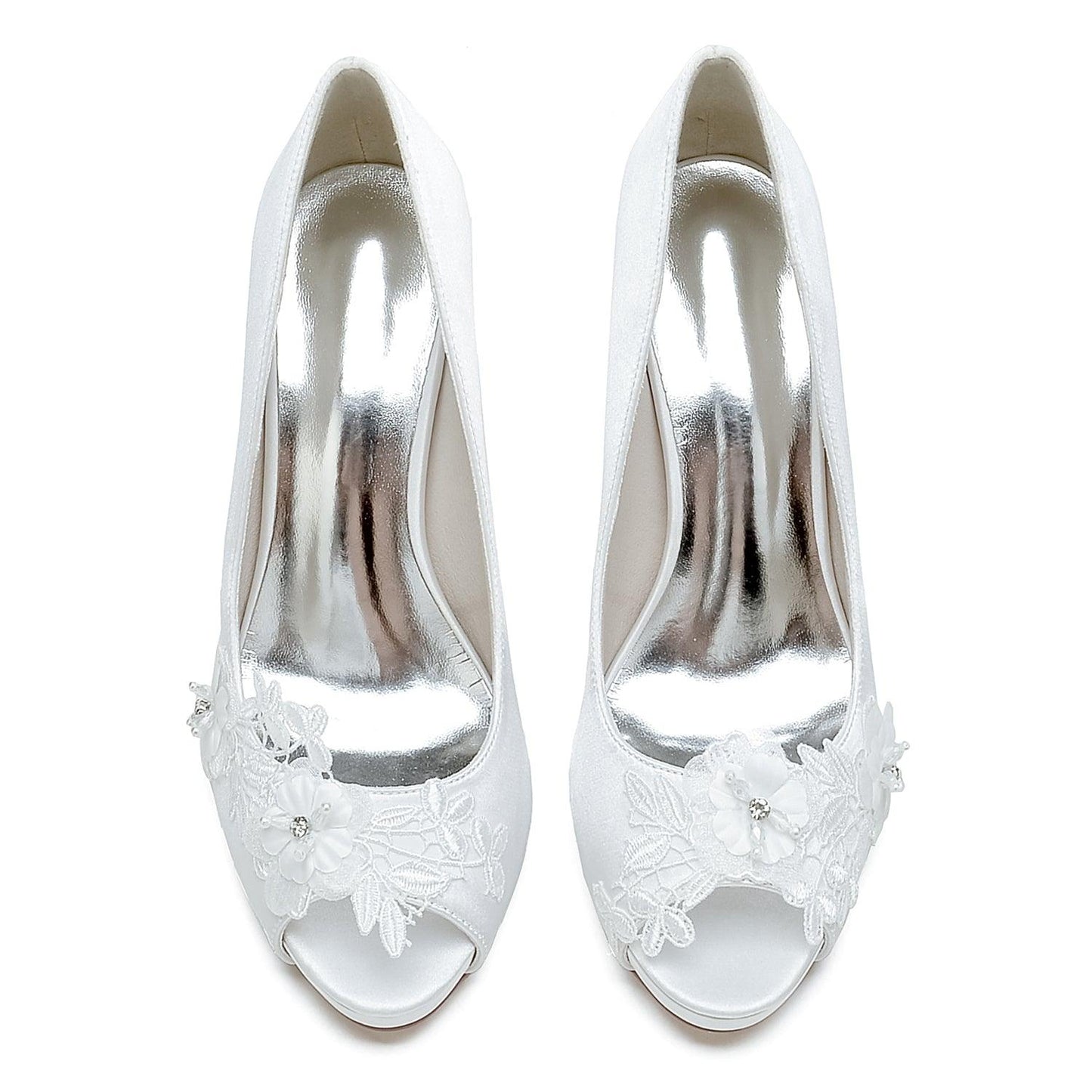 Stiletto Heel 10cm Silk-Like Shoes CK0416 - COCOMELODY