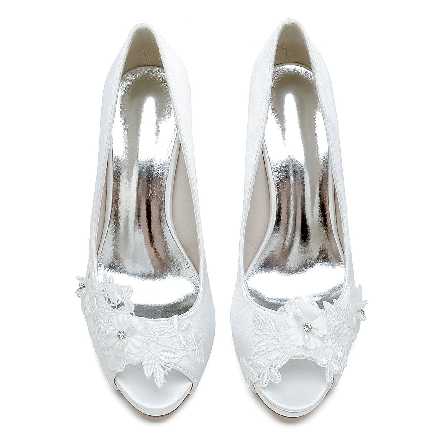 Stiletto Heel 10cm Silk-Like Shoes CK0416 - COCOMELODY