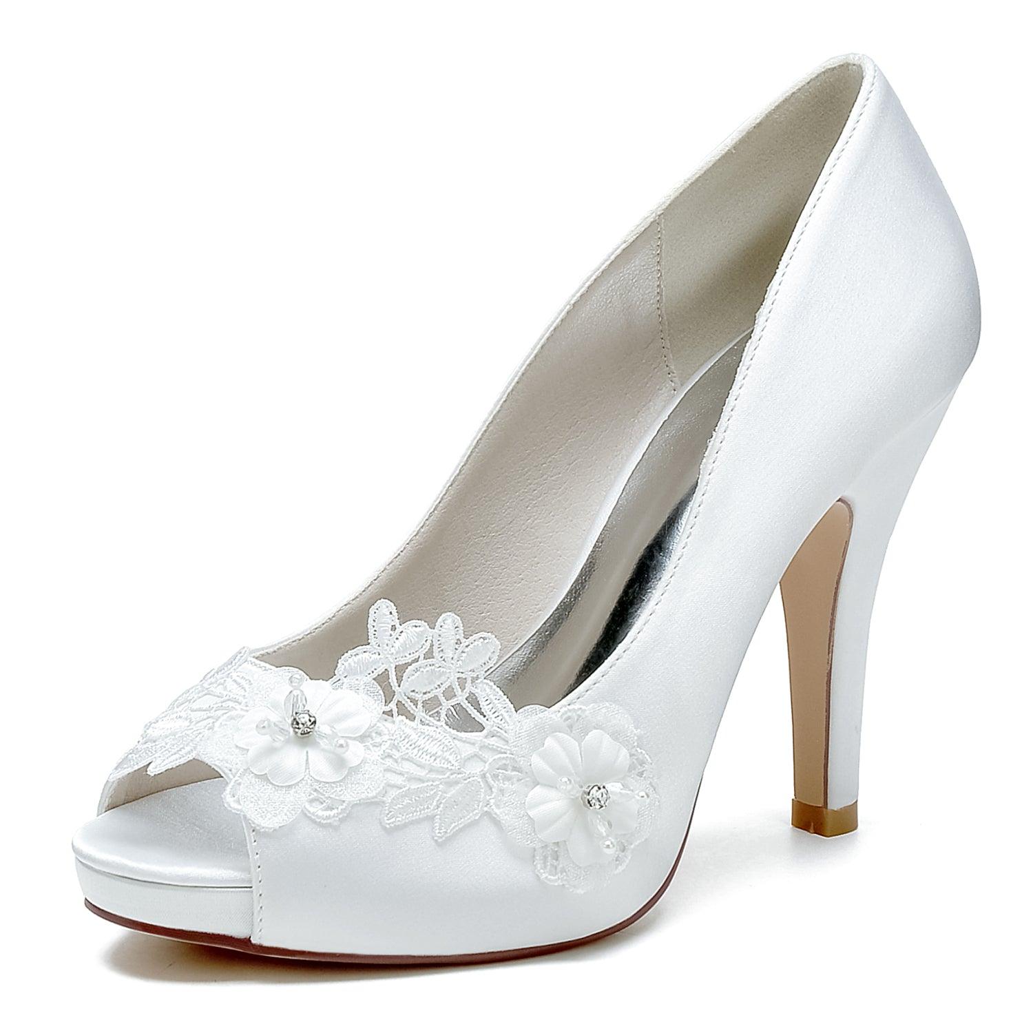 Stiletto Heel 10cm Silk-Like Shoes CK0416 - COCOMELODY