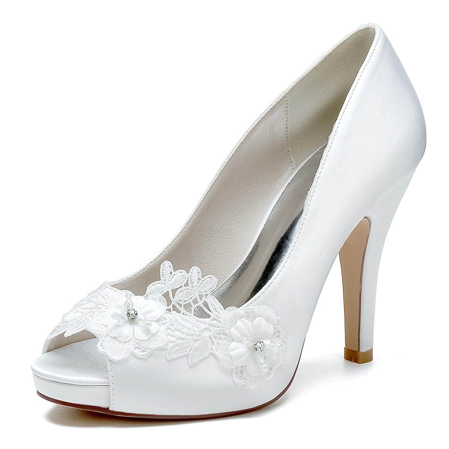 Stiletto Heel 10cm Silk-Like Shoes CK0416 - COCOMELODY