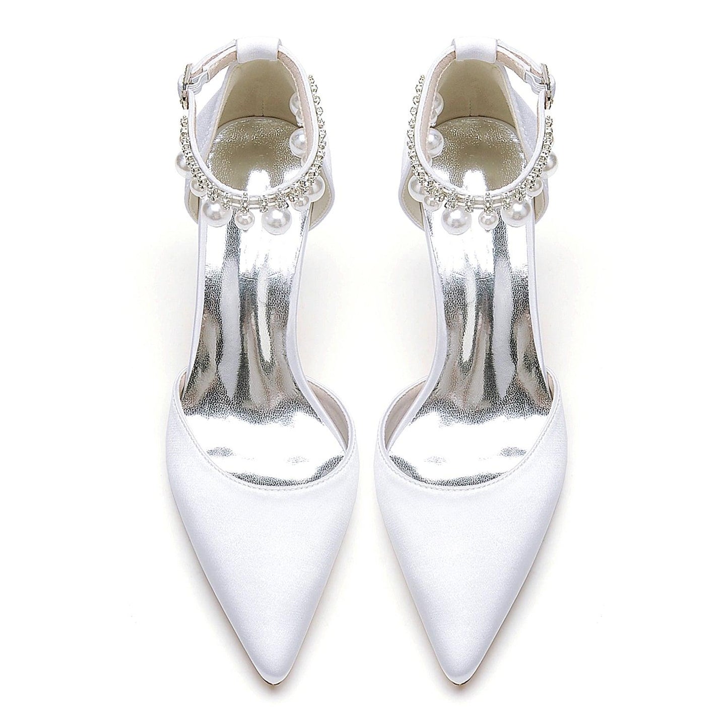 Stiletto Heel 6cm Silk-Like Shoes CK0421 - COCOMELODY