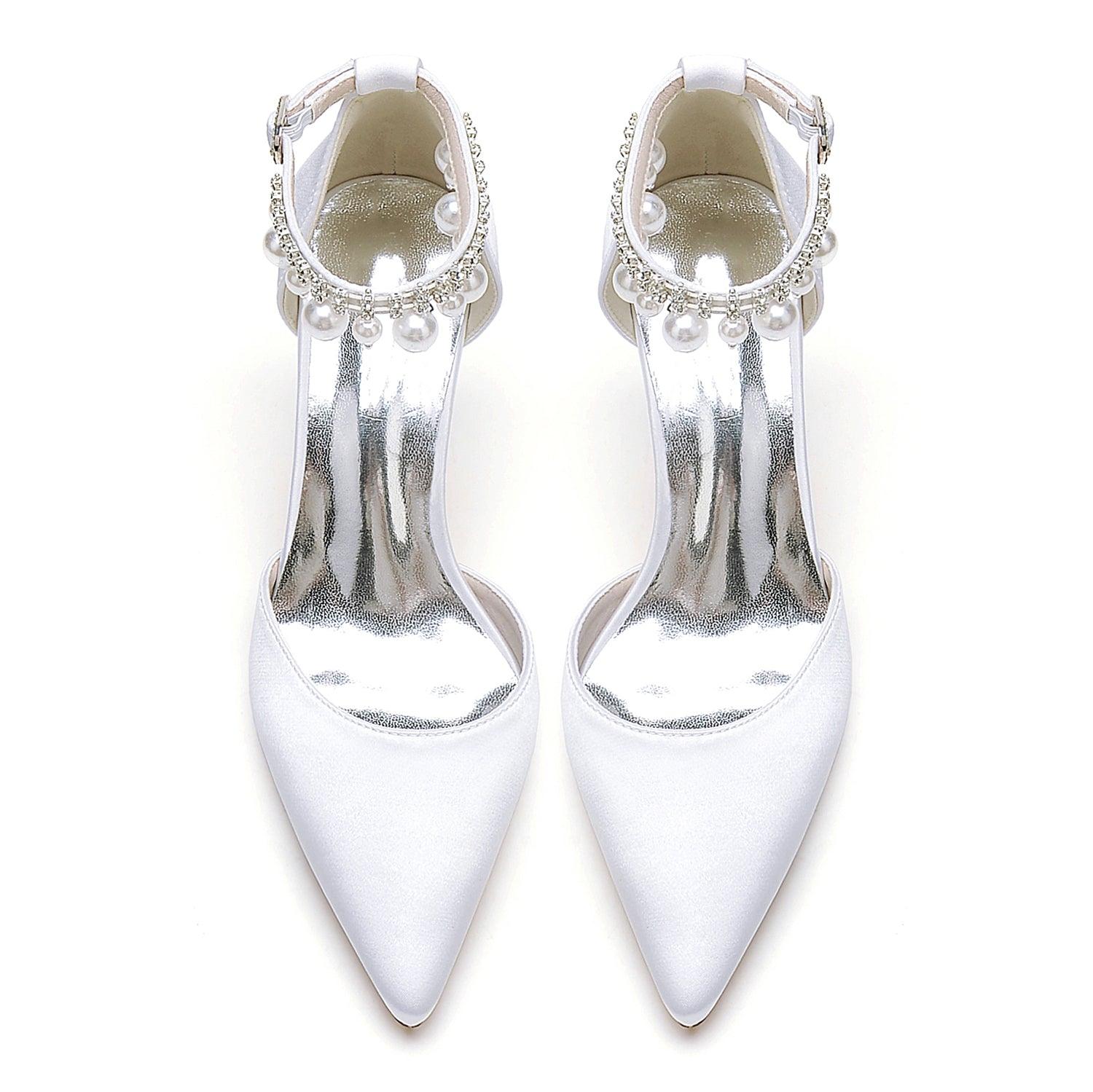 Stiletto Heel 6cm Silk-Like Shoes CK0421 - COCOMELODY