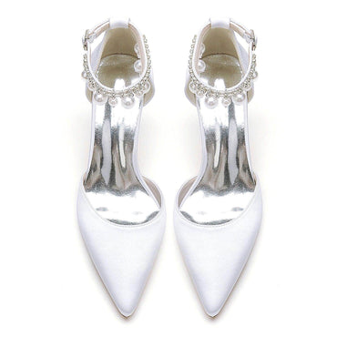 Stiletto Heel 6cm Silk-Like Shoes CK0421 - COCOMELODY