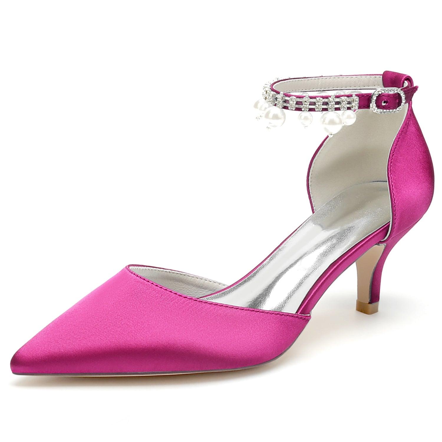 Stiletto Heel 6cm Silk-Like Shoes CK0421 - COCOMELODY