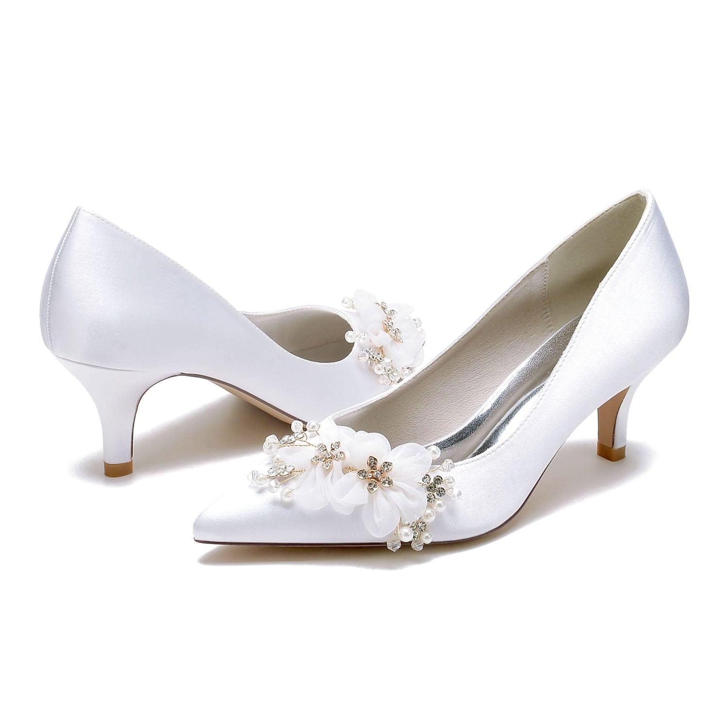 Stiletto Heel 6cm Silk-Like Shoes CK0423 - COCOMELODY