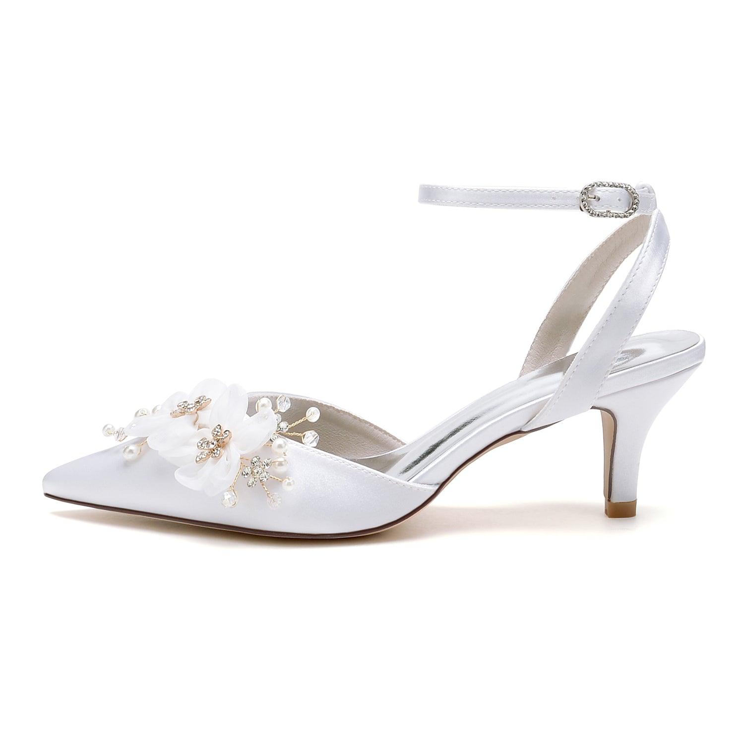 Stiletto Heel 6cm Silk-Like Shoes CK0424 - COCOMELODY