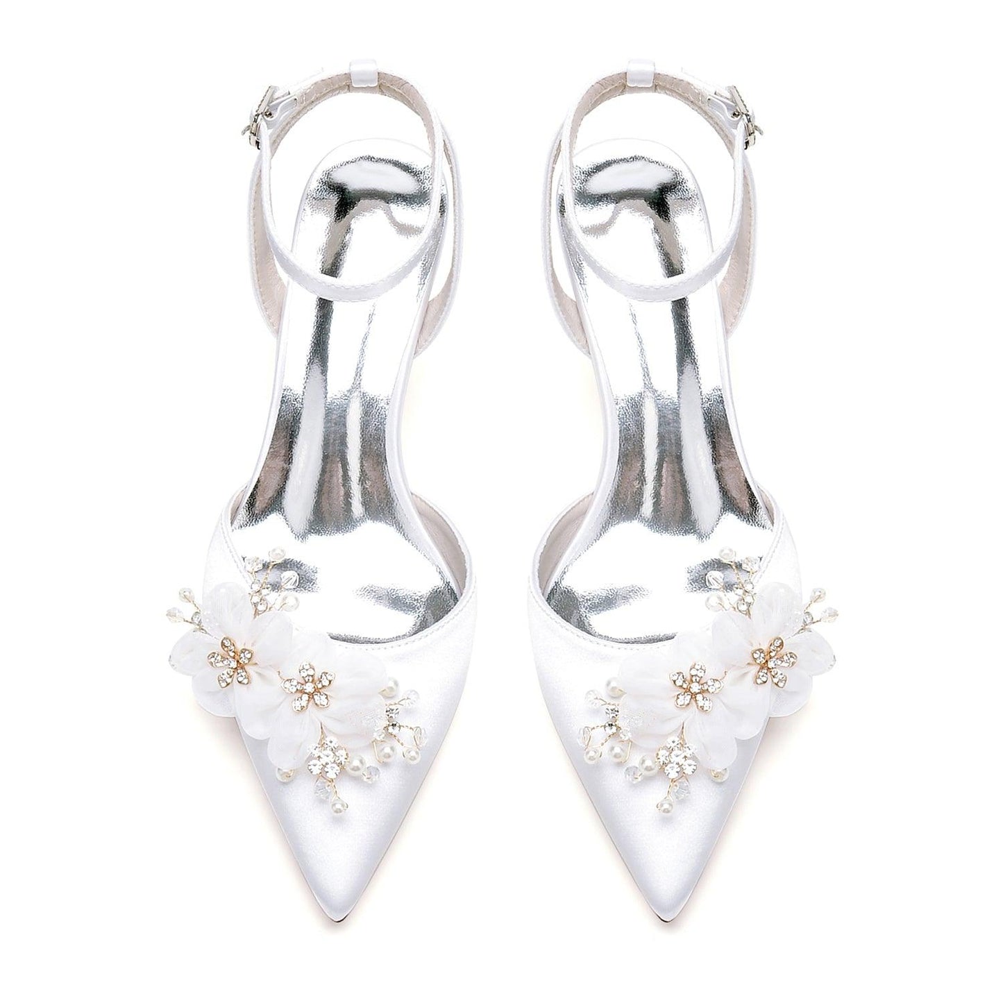 Stiletto Heel 6cm Silk-Like Shoes CK0424 - COCOMELODY