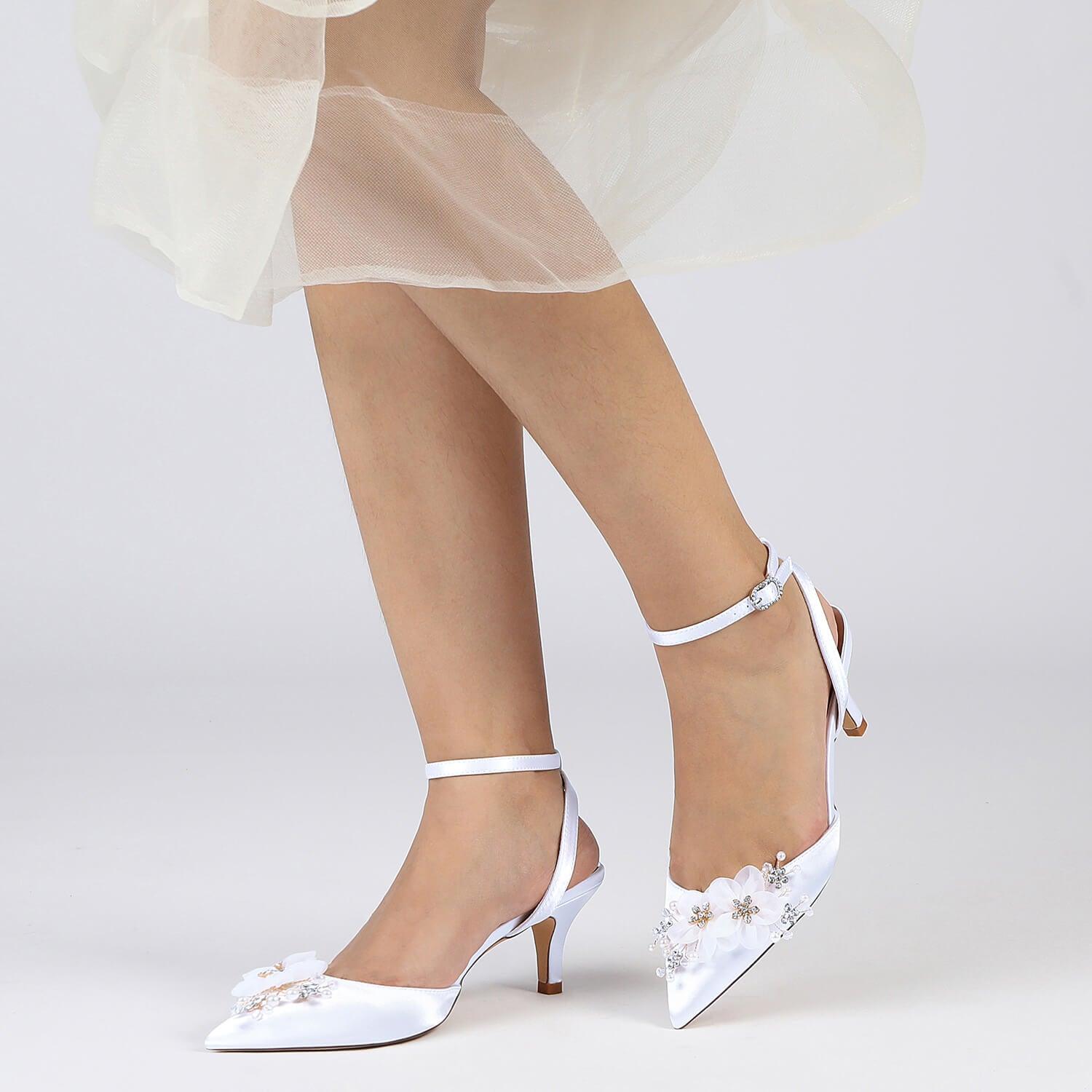 Stiletto Heel 6cm Silk-Like Shoes CK0424 - COCOMELODY