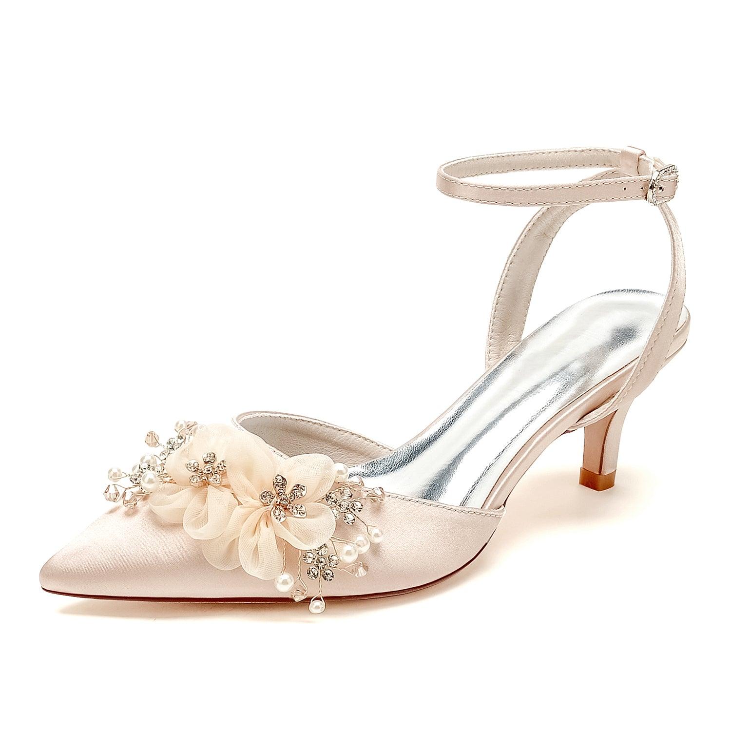 Stiletto Heel 6cm Silk-Like Shoes CK0424 - COCOMELODY