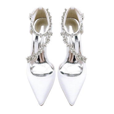 Stiletto Heel 6cm Silk-Like Shoes CK0425 - COCOMELODY
