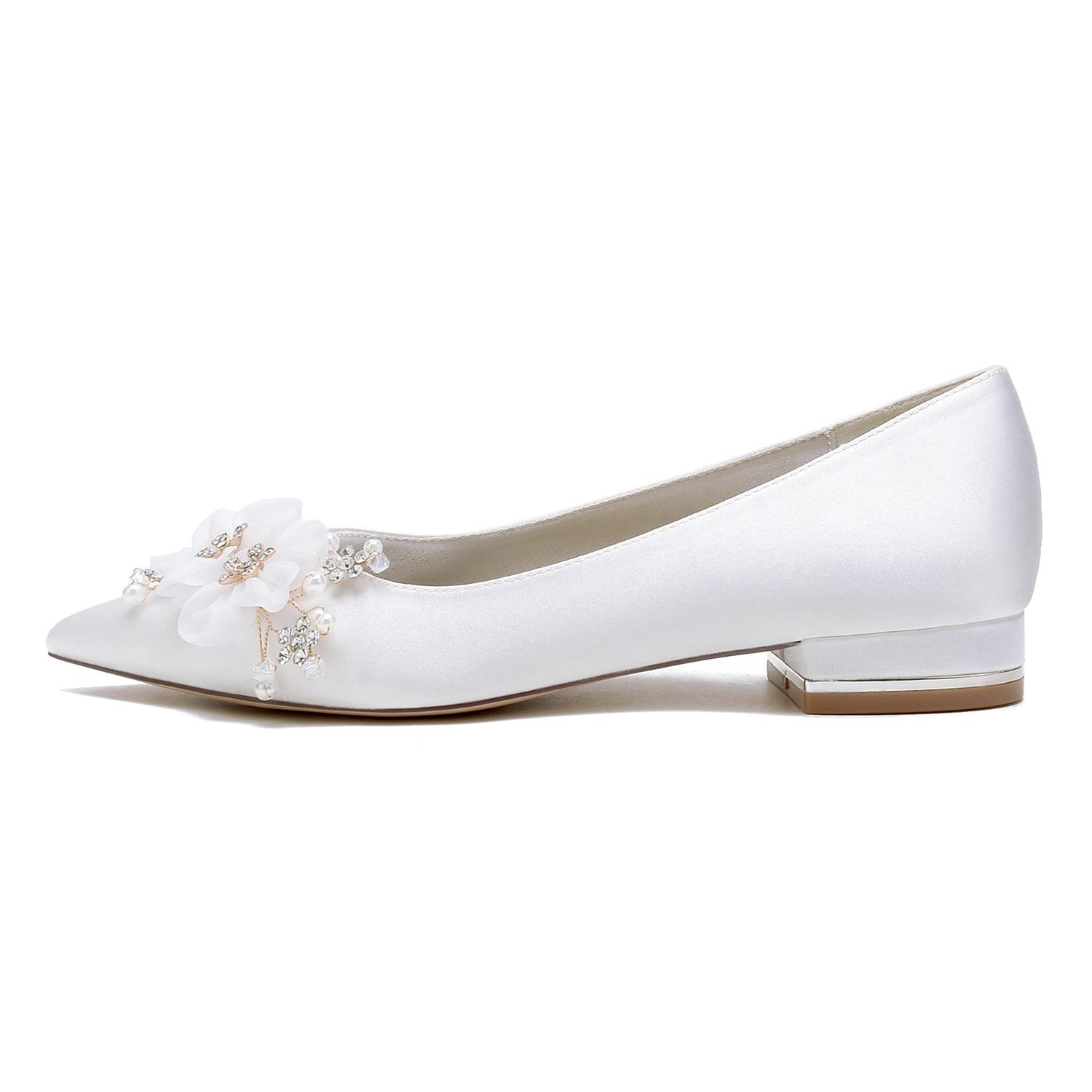 Flat Heel 2.5cm Silk-Like Shoes CK0430 - COCOMELODY