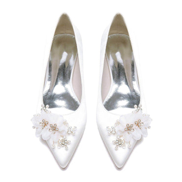Flat Heel 2.5cm Silk-Like Shoes CK0430 - COCOMELODY