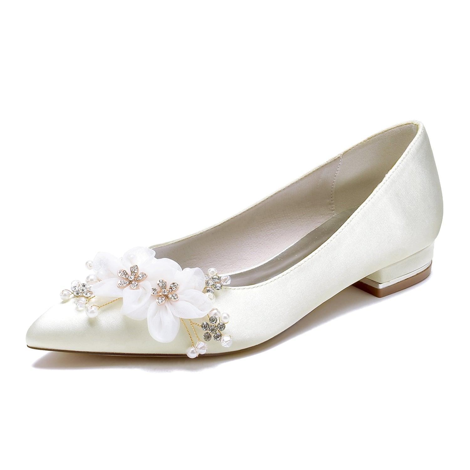 Flat Heel 2.5cm Silk-Like Shoes CK0430 - COCOMELODY