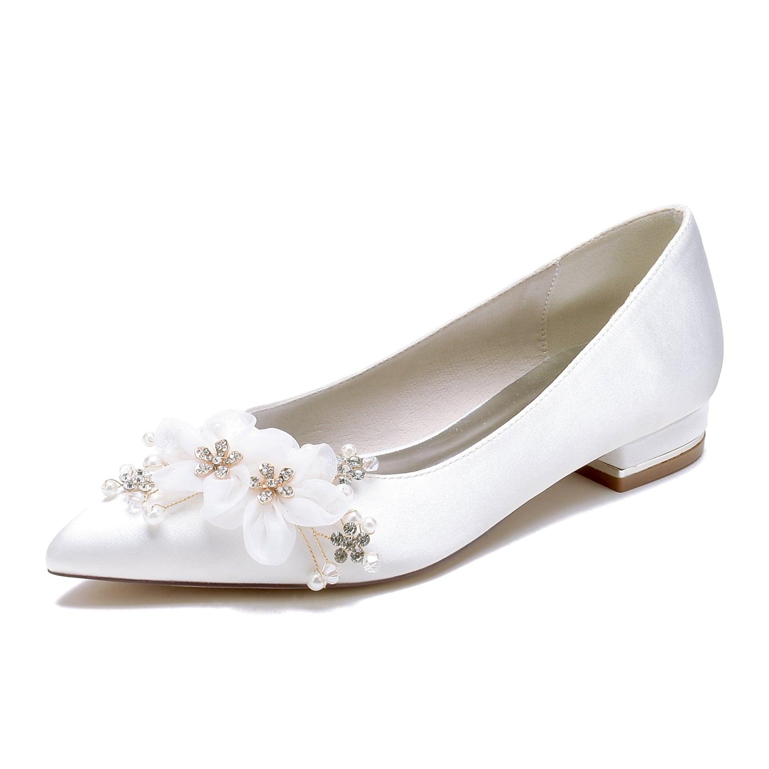 Flat Heel 2.5cm Silk-Like Shoes CK0430 - COCOMELODY