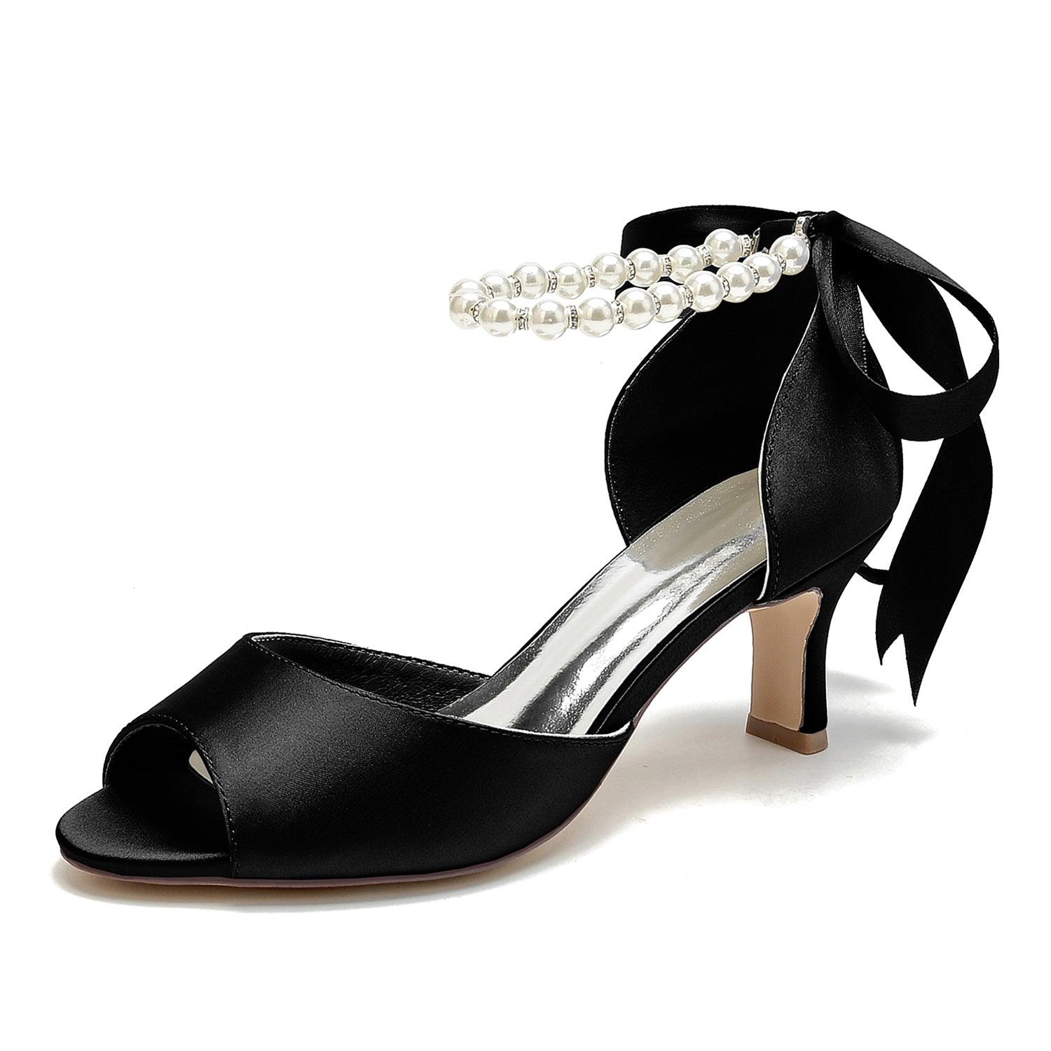Stiletto Heel 6.5cm Silk-Like Shoes CK0440 - COCOMELODY