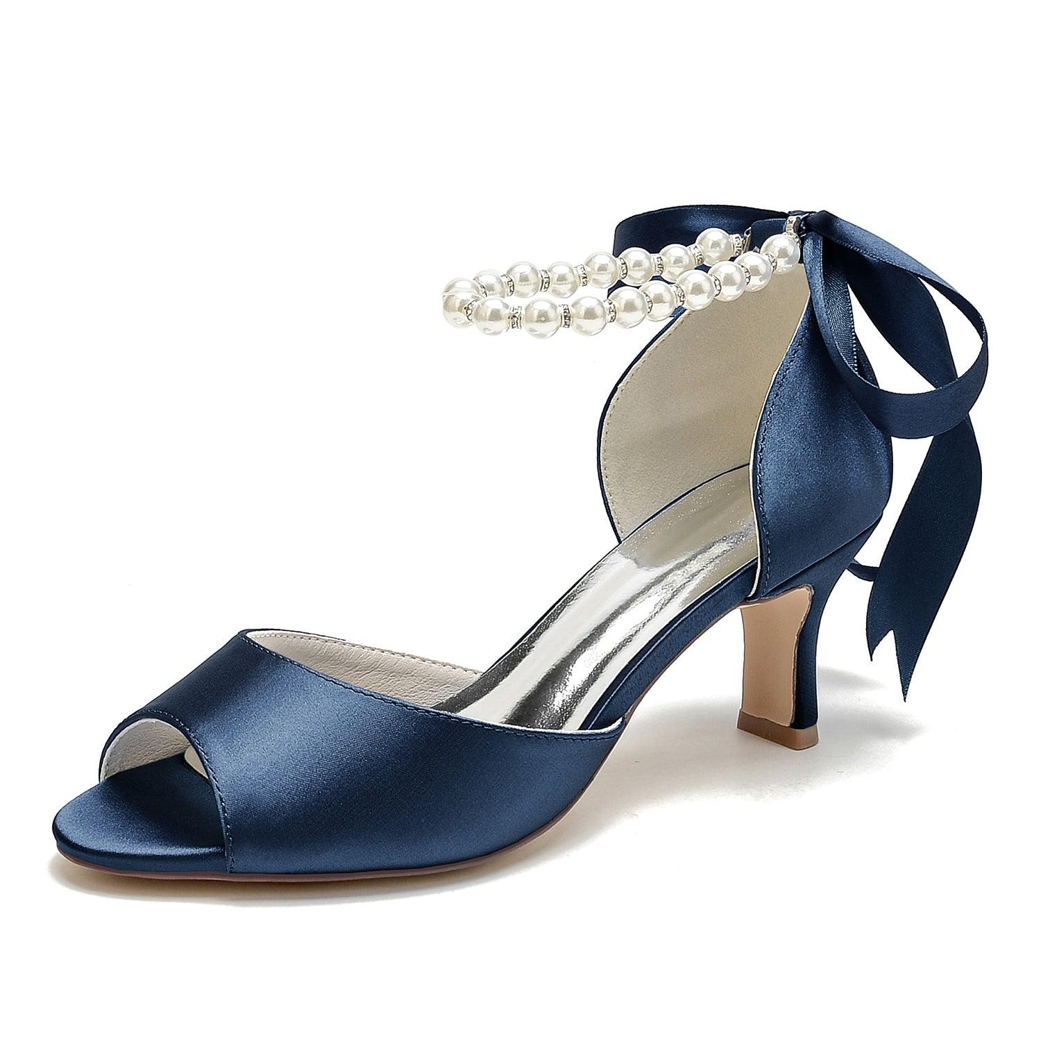 Stiletto Heel 6.5cm Silk-Like Shoes CK0440 - COCOMELODY