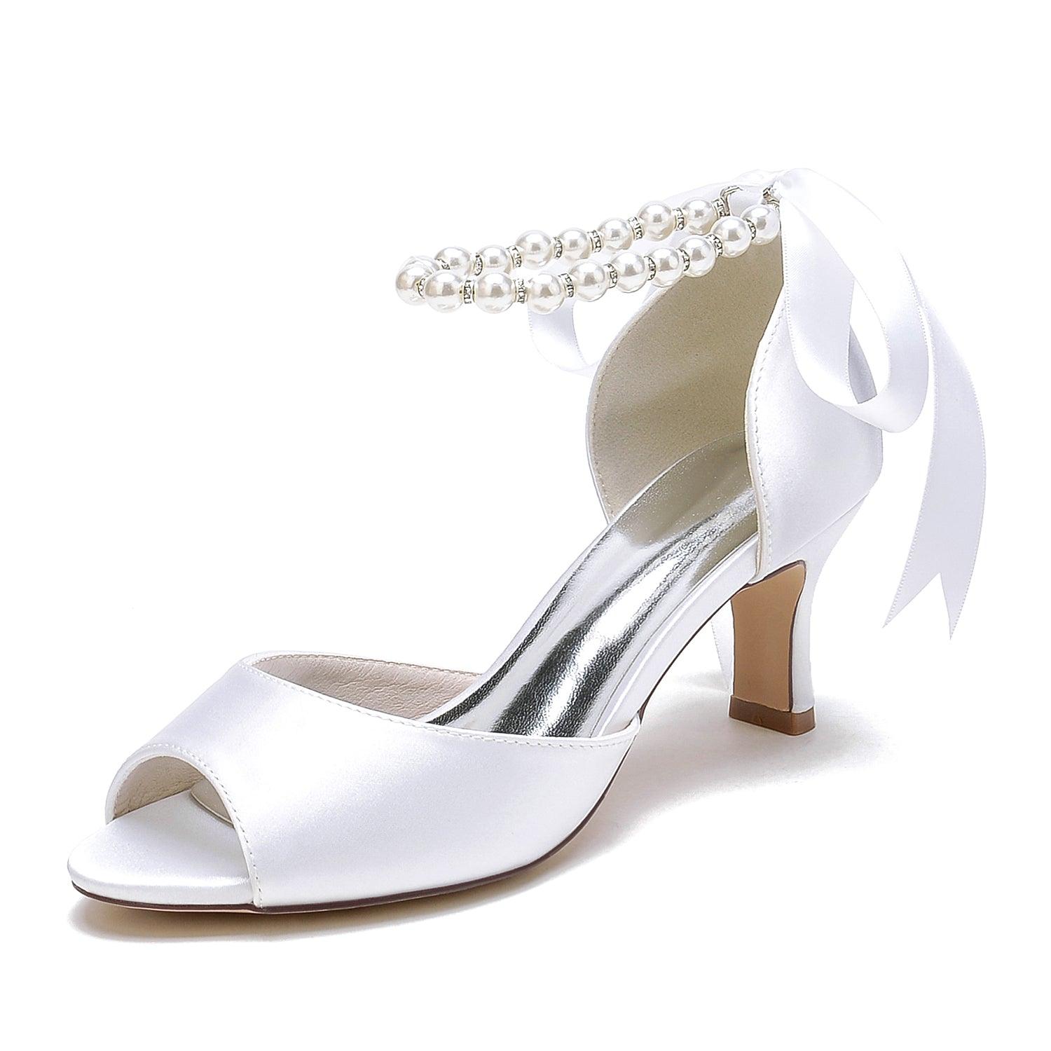 Stiletto Heel 6.5cm Silk-Like Shoes CK0440 - COCOMELODY