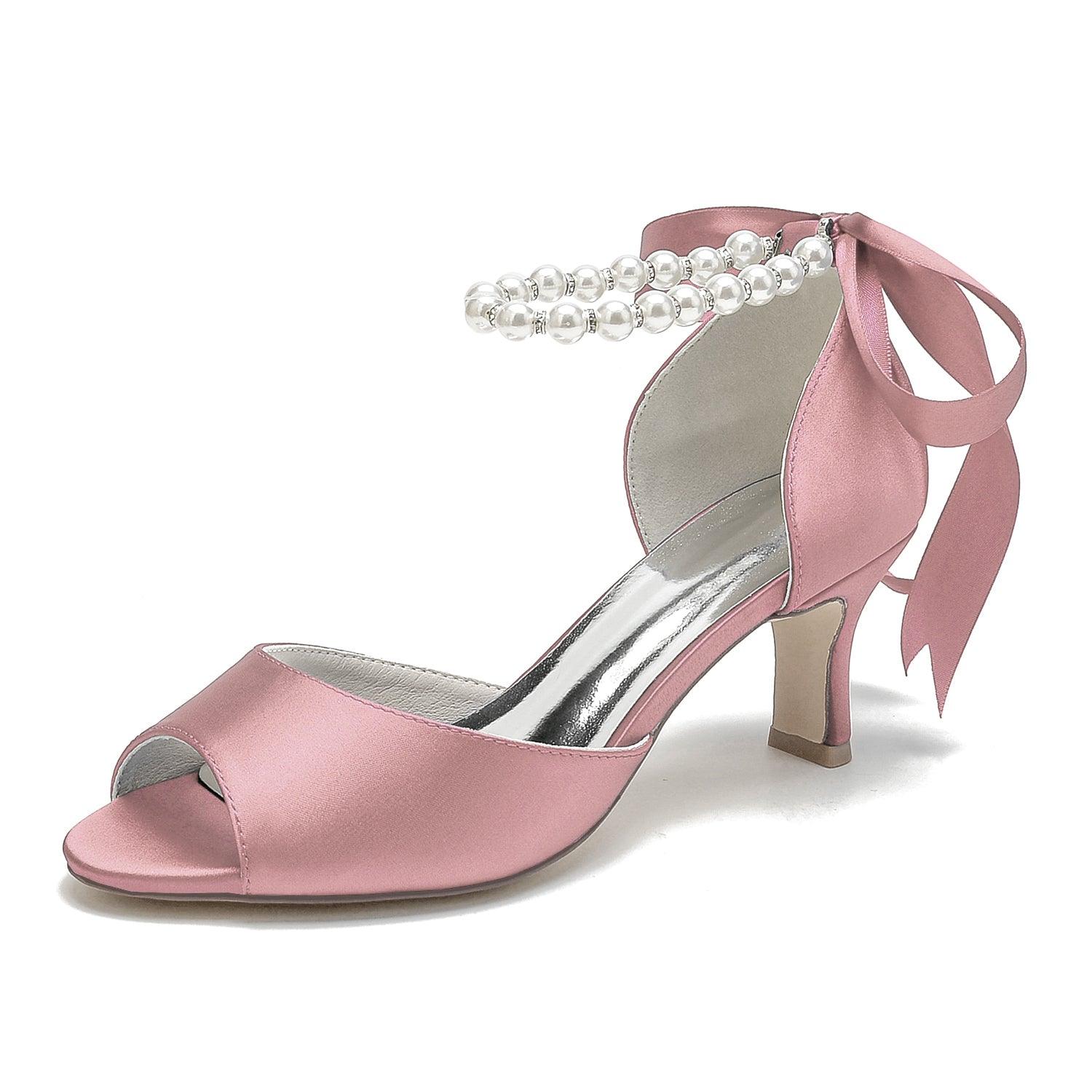 Stiletto Heel 6.5cm Silk-Like Shoes CK0440 - COCOMELODY