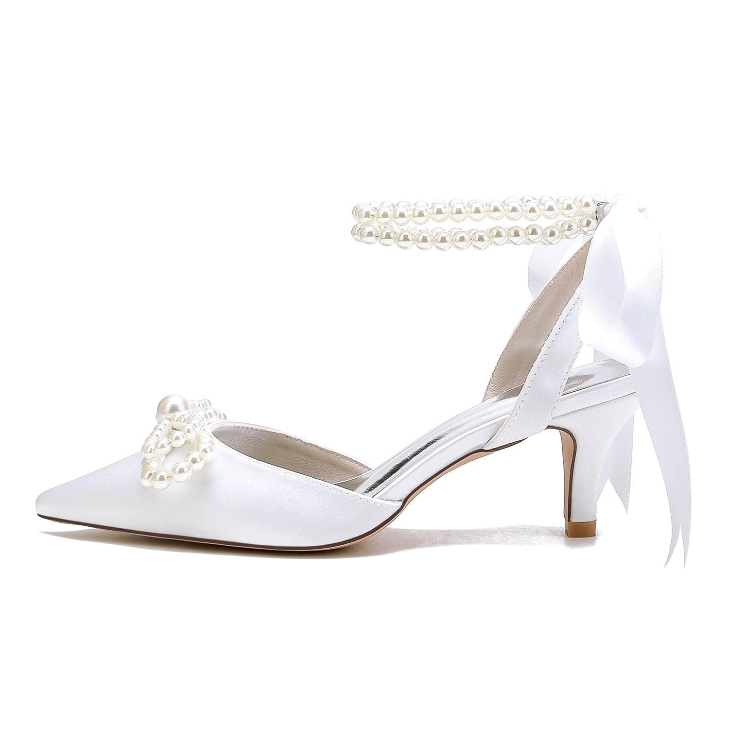 Stiletto Heel 6cm Silk-Like Shoes CK0451 - COCOMELODY