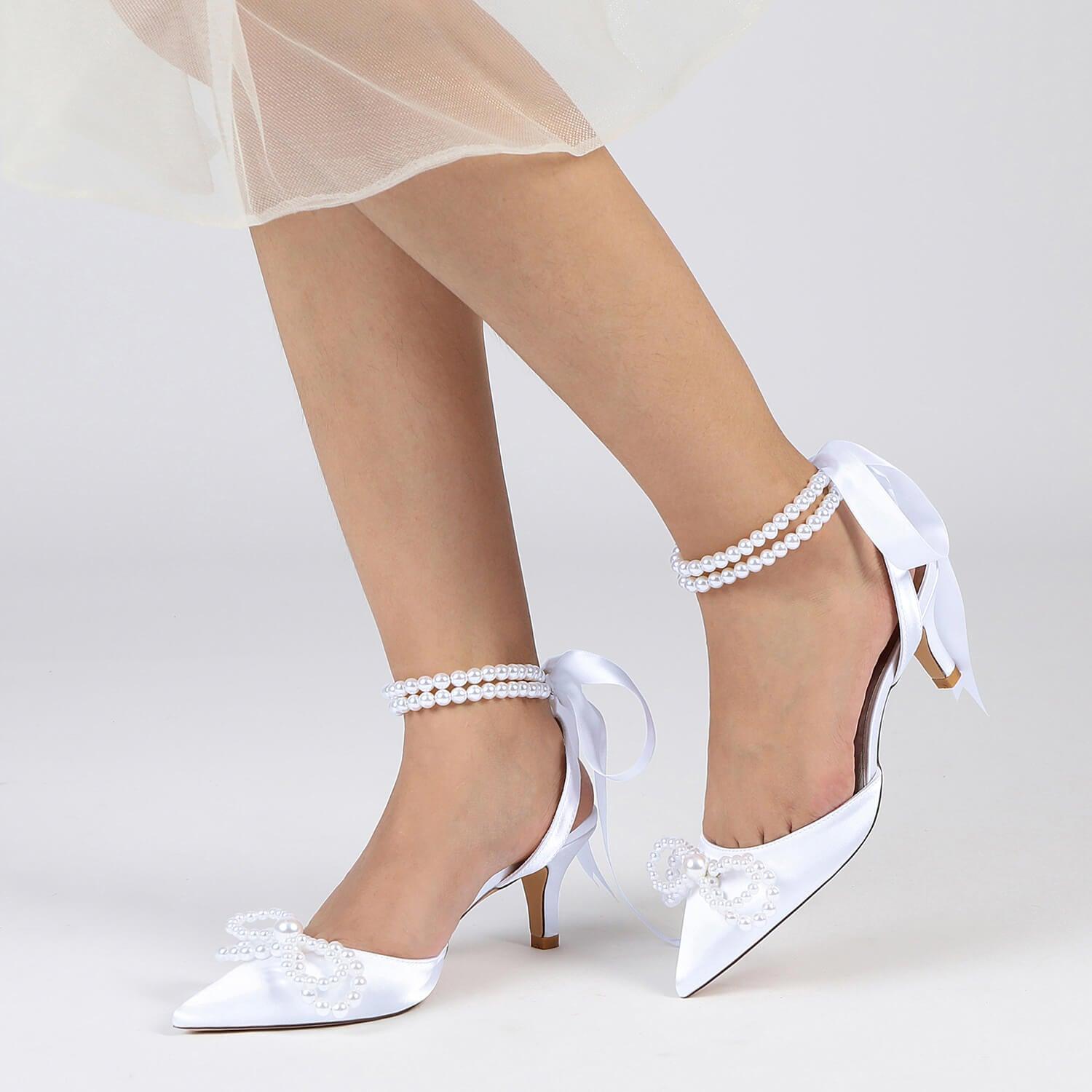 Stiletto Heel 6cm Silk-Like Shoes CK0451 - COCOMELODY