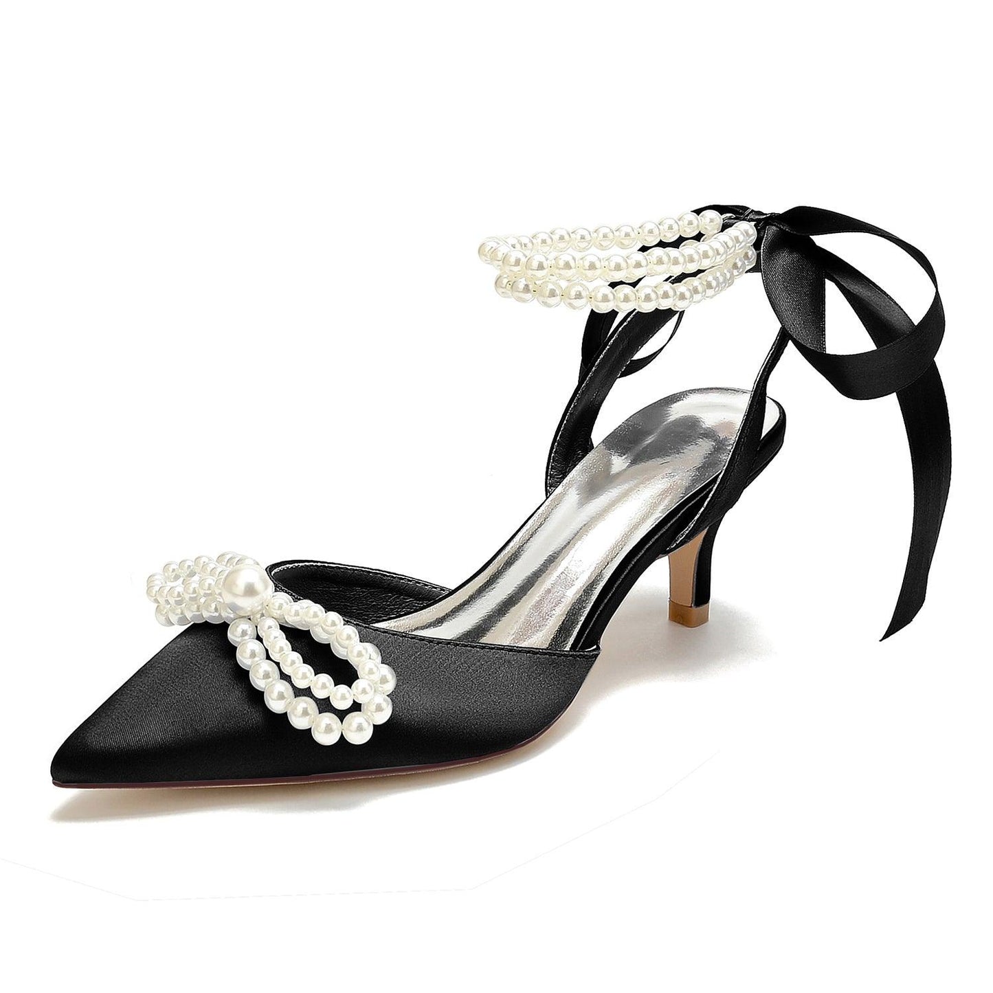 Stiletto Heel 6cm Silk-Like Shoes CK0451 - COCOMELODY