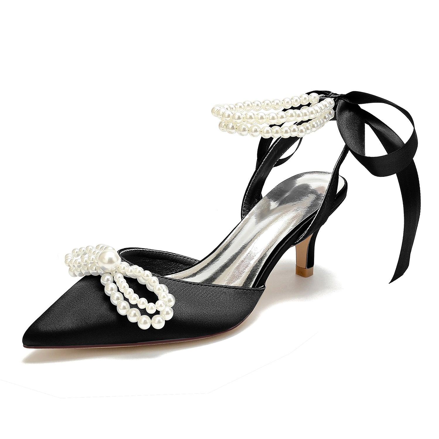 Stiletto Heel 6cm Silk-Like Shoes CK0451 - COCOMELODY