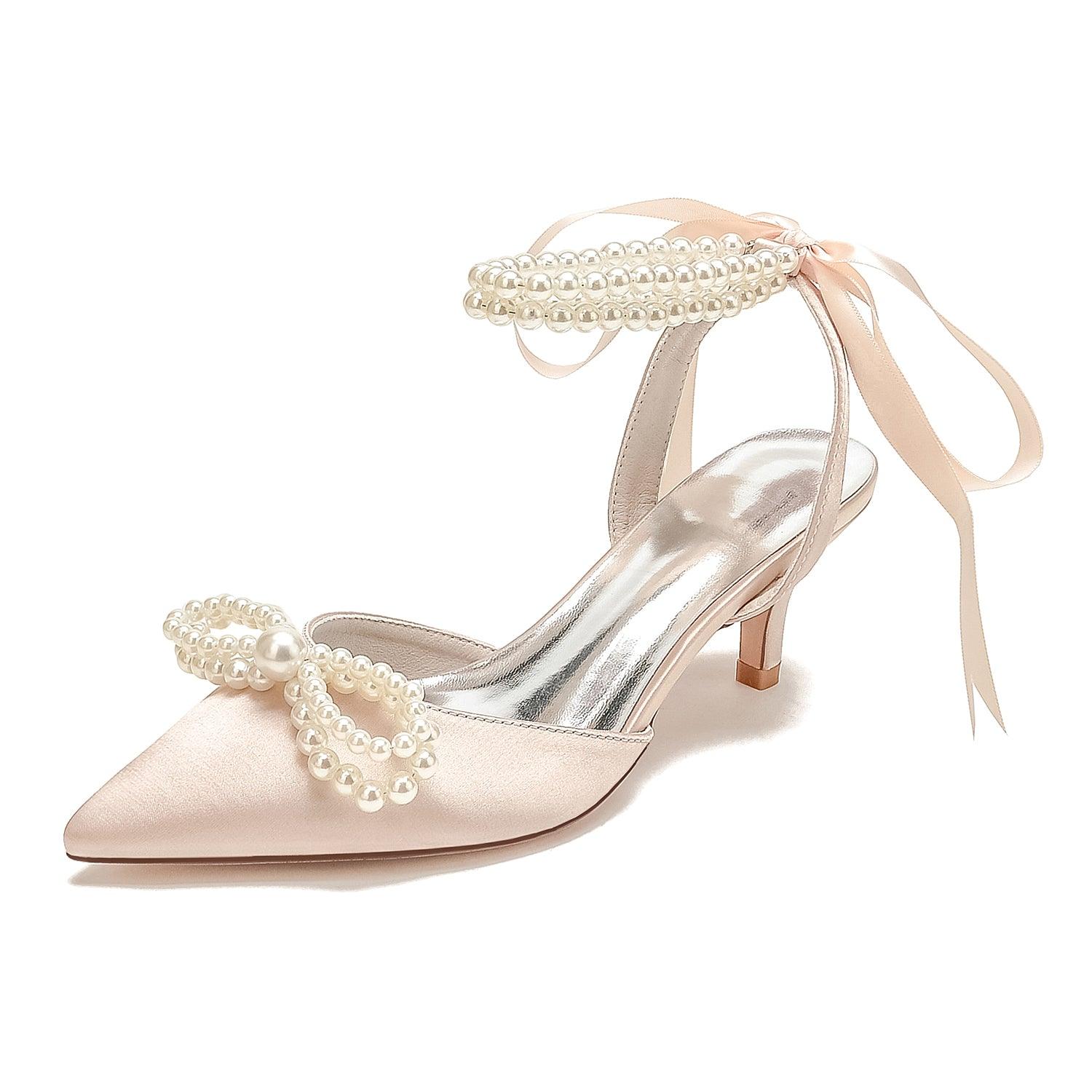 Stiletto Heel 6cm Silk-Like Shoes CK0451 - COCOMELODY