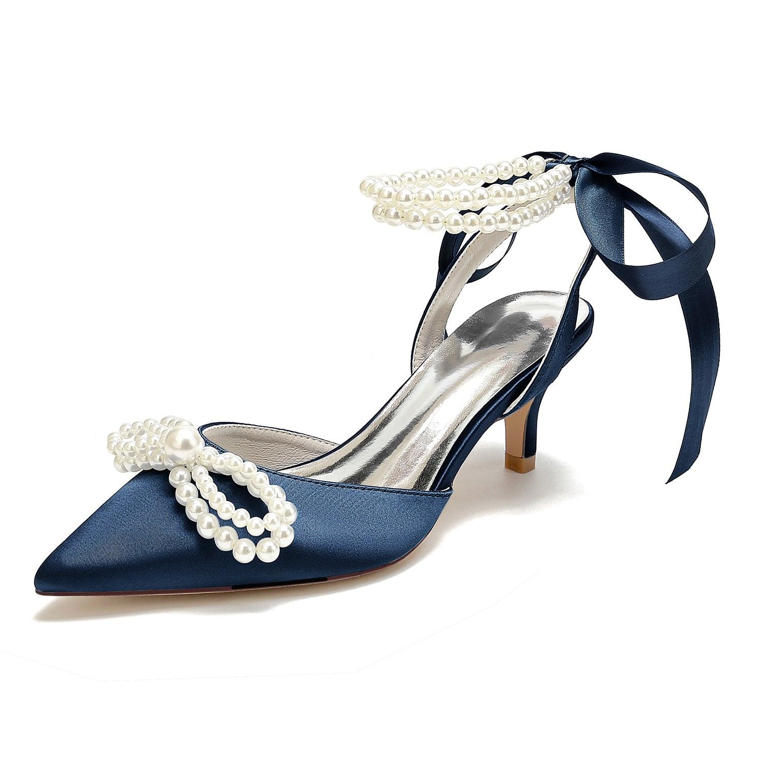 Stiletto Heel 6cm Silk-Like Shoes CK0451 - COCOMELODY