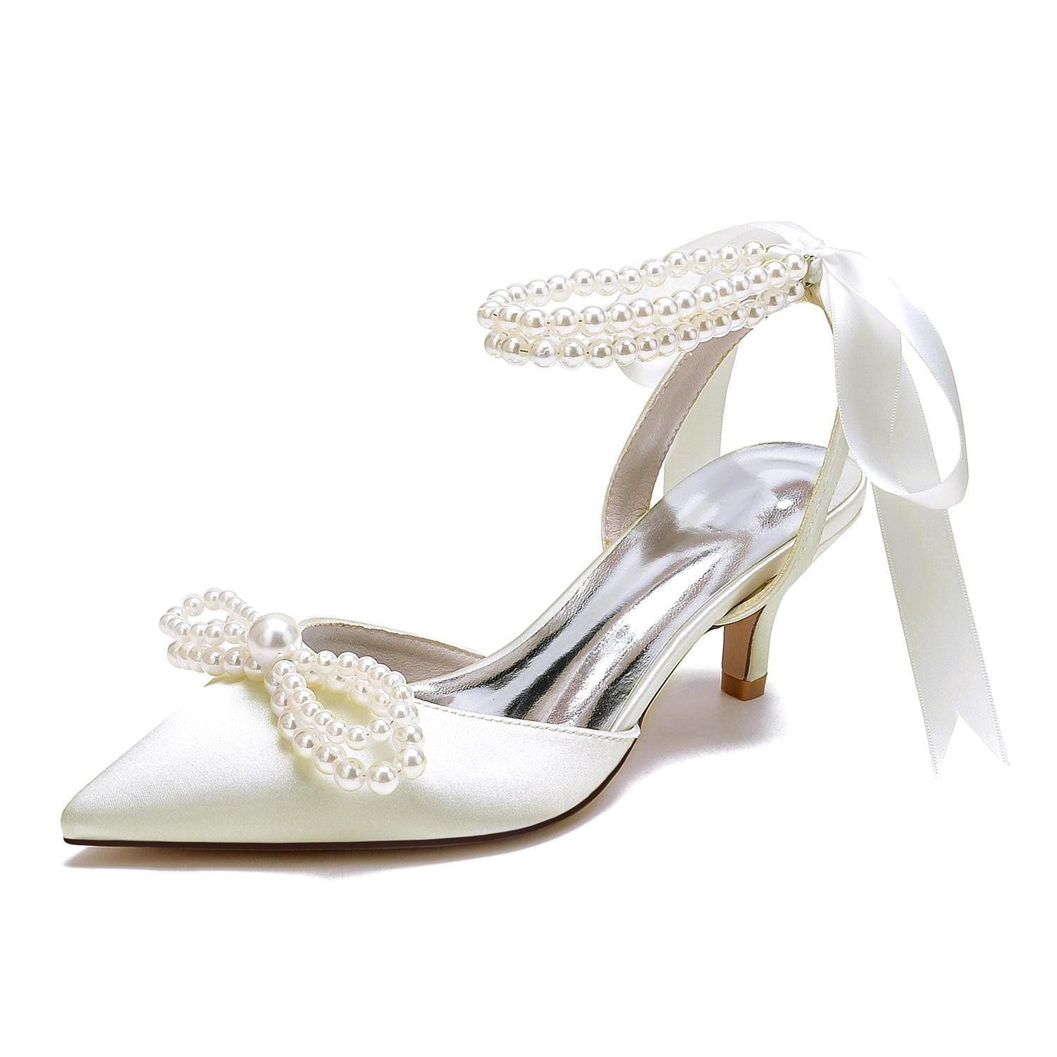 Stiletto Heel 6cm Silk-Like Shoes CK0451 - COCOMELODY