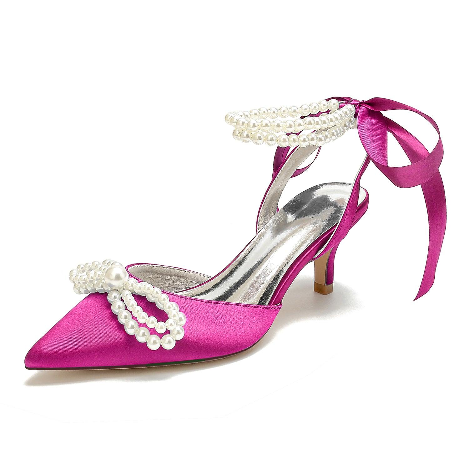 Stiletto Heel 6cm Silk-Like Shoes CK0451 - COCOMELODY